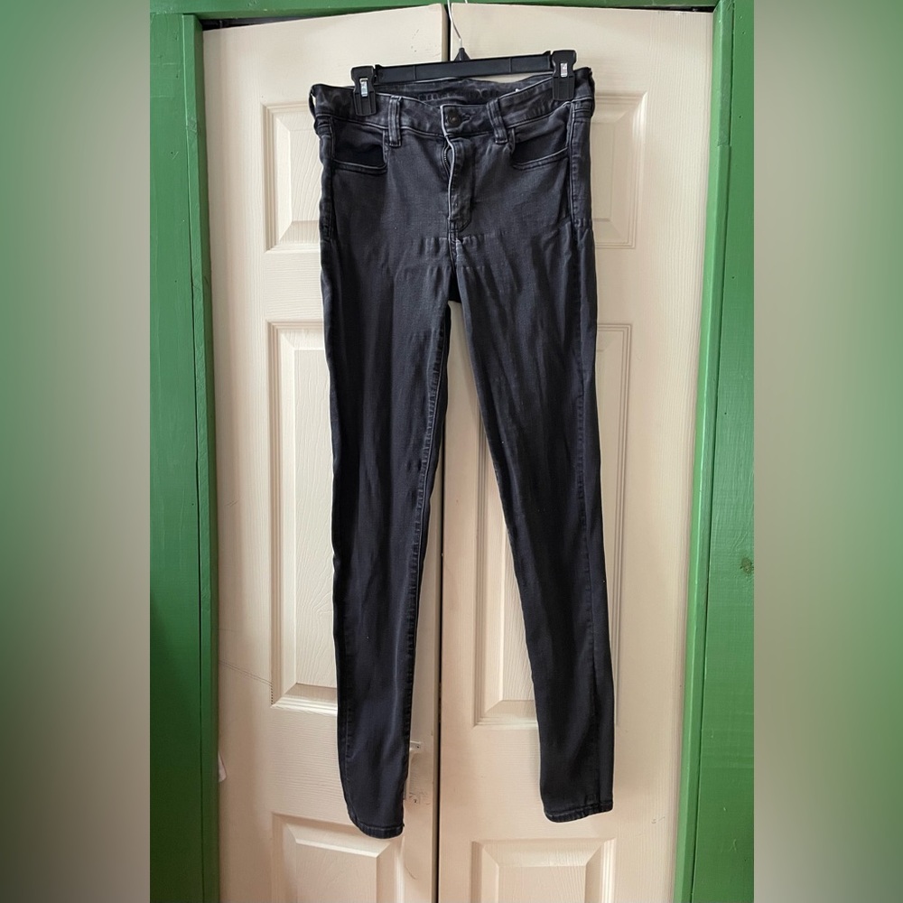 American Eagle Outfitters Women's Dark Gray Skinny Jegging